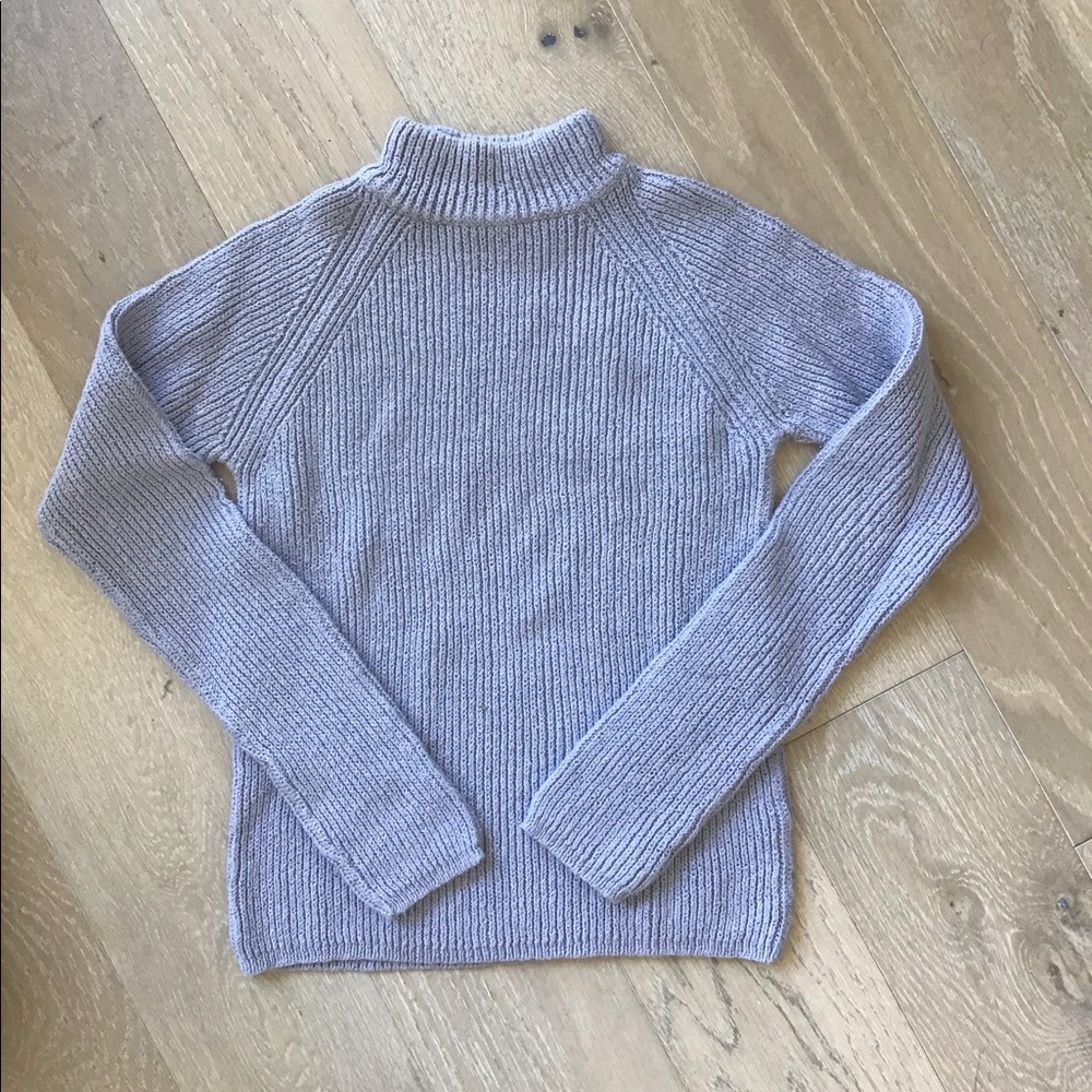 Light Purple Cotton knit sweater